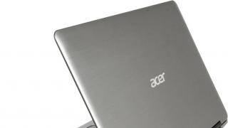 Acer Aspire S3 - ultrabook i parë në tregun rus Çelësa dhe tregues shtesë